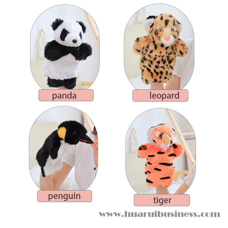 Fantoche de Vaca Tigre Leopardo panda leão Cozinha Urso polar pinguim presente Produto Promocional de brinquedos