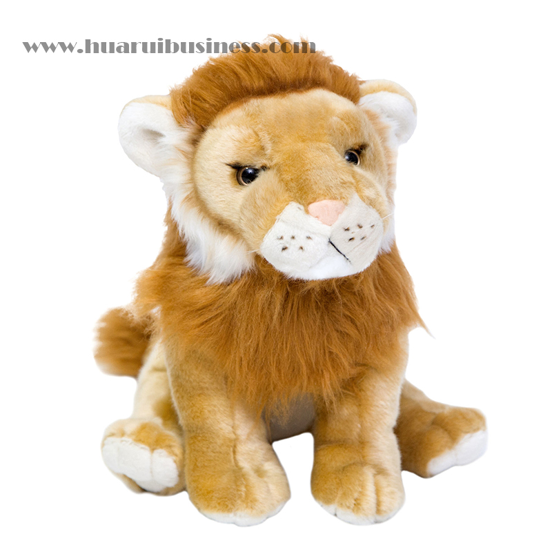 Pele peluche de leão/boneca de animal/brinquedo de pelúcia